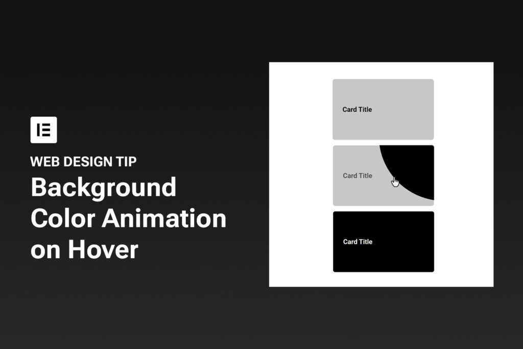 Card Background Motion on Hover